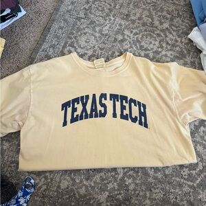 Yellow Tx Tech tee